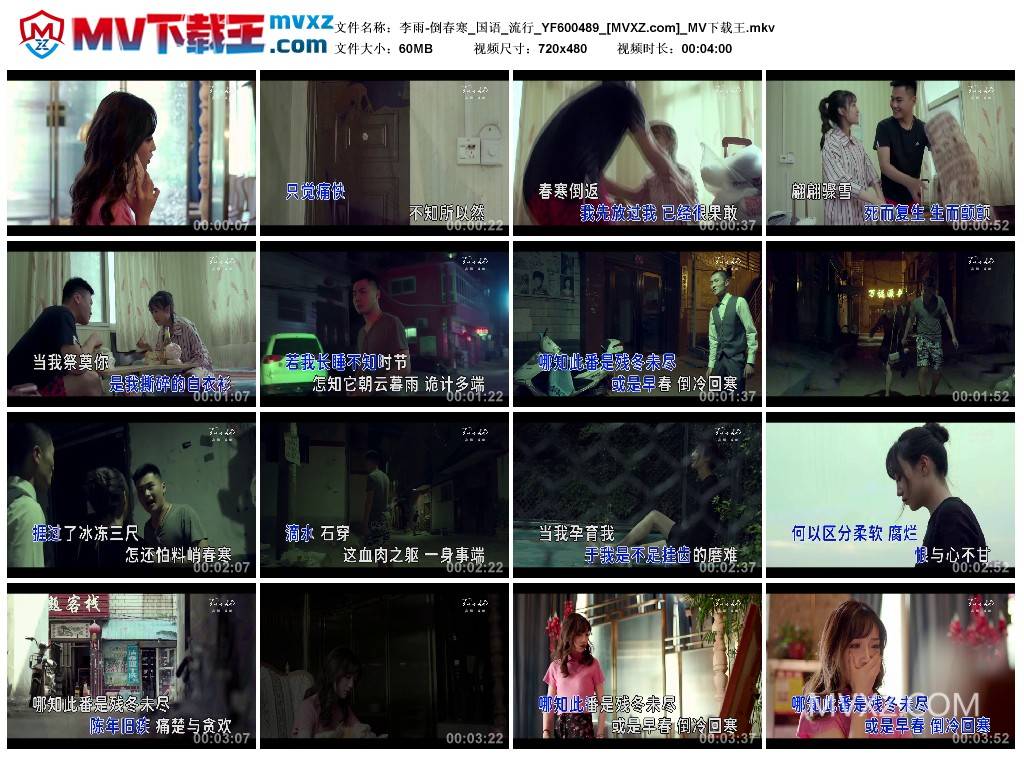 李雨-倒春寒_国语_流行_YF600489